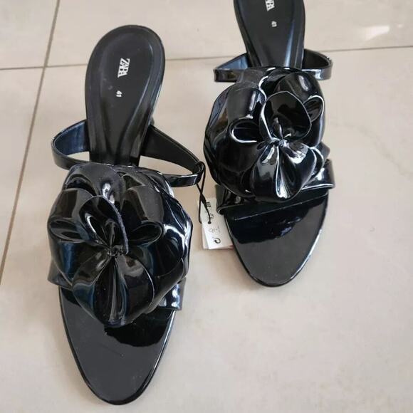 ZARA Heeled Sandals NWT - Picture 7 of 16